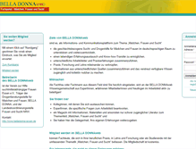 Tablet Screenshot of belladonnaweb.de